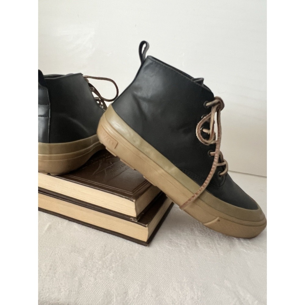 SeaVees Mammoth Boot Sneaker Mens 9 Black Rugged Oil Leather Nice! Durable - Picture 11 of 12